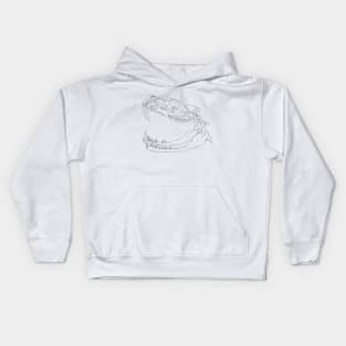 Snake Skull Kids Hoodie